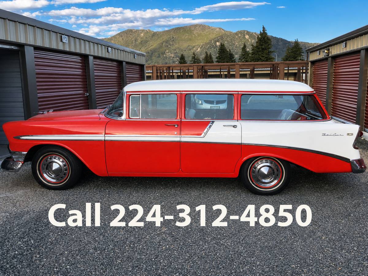Chevrolet-Bel-air-1956-red