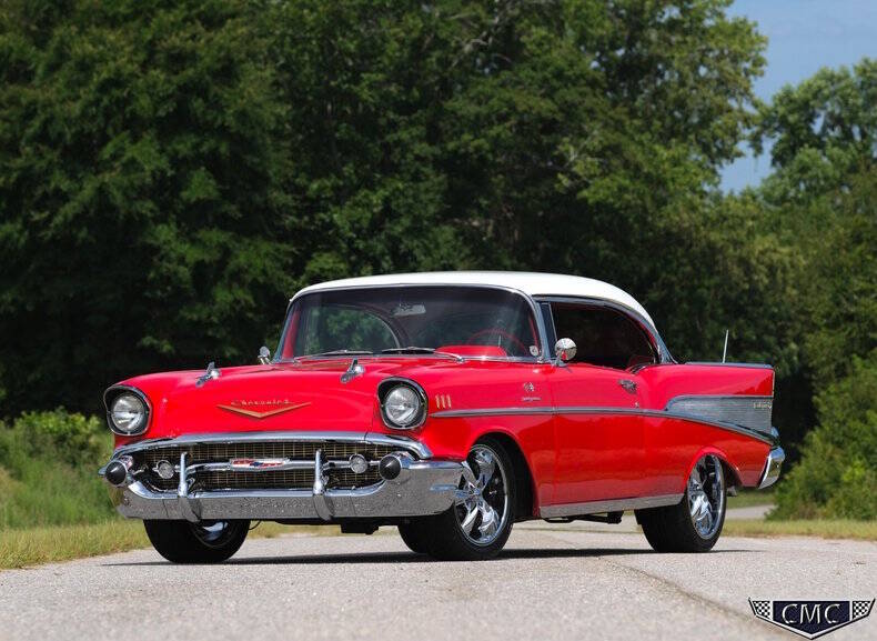 Chevrolet-Bel-air-1957-Red-Red