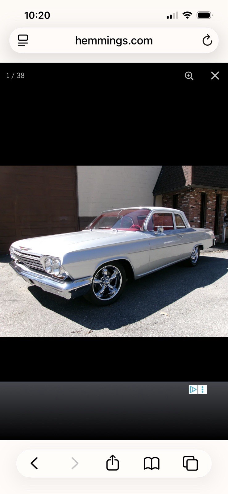 Chevrolet-Biscayne-1962-Coupe-Red