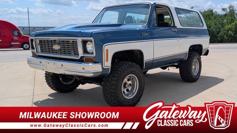 Chevrolet-Blazer-1973-Blue-And-White-Black