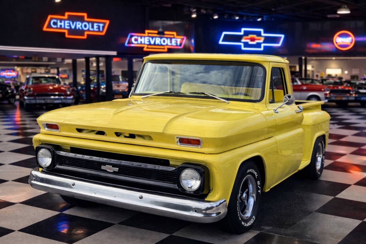 Chevrolet-C-10-1964-Pickup-Truck-Yellow