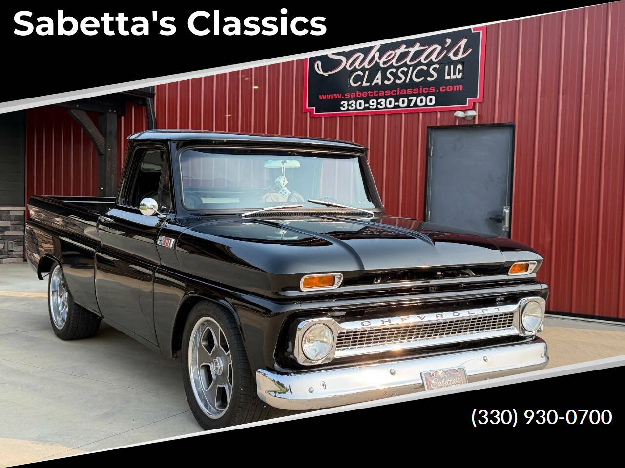 Chevrolet-C10-1965-Black-Black