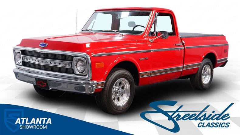 Chevrolet-C10-1970-Flame-Red-Black