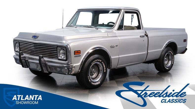 Chevrolet-C10-1972-Silver-Gray
