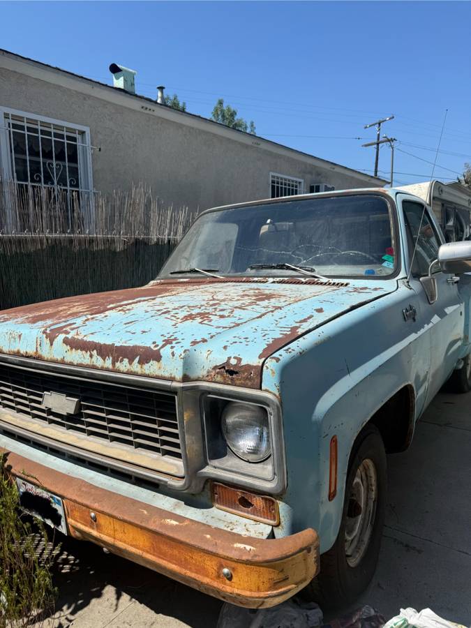 Chevrolet-C10-stepside-1974-blue