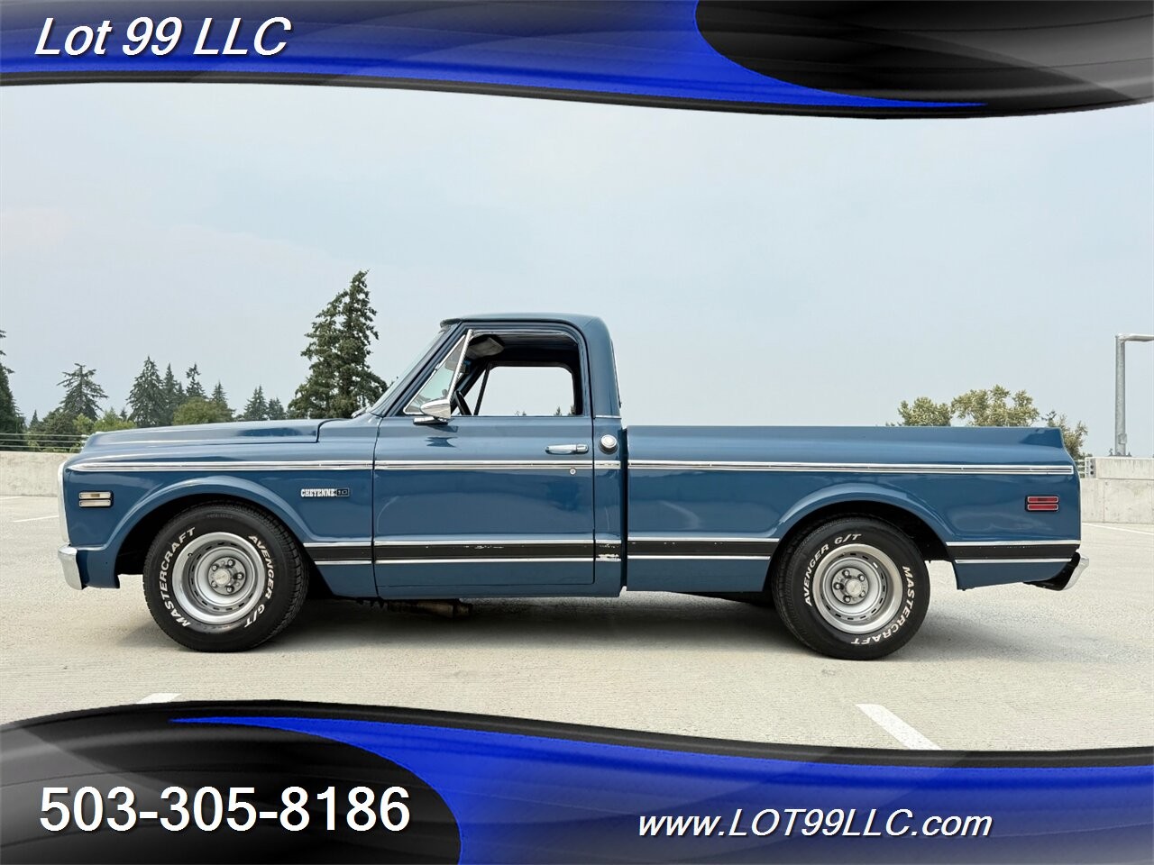 Chevrolet-CK-Pickup-1500-1971-Truck-Black