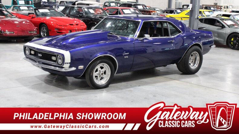 Chevrolet-Camaro-1968-Blue-Black