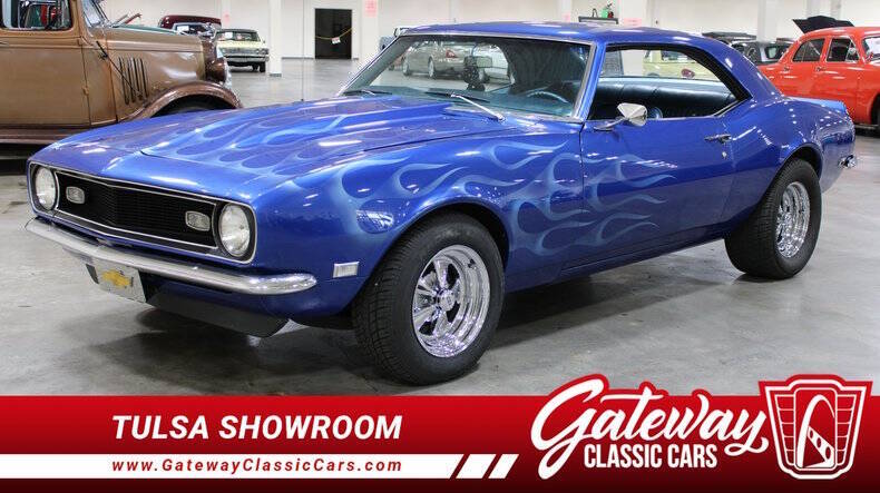 Chevrolet-Camaro-1968-Blue-Blue