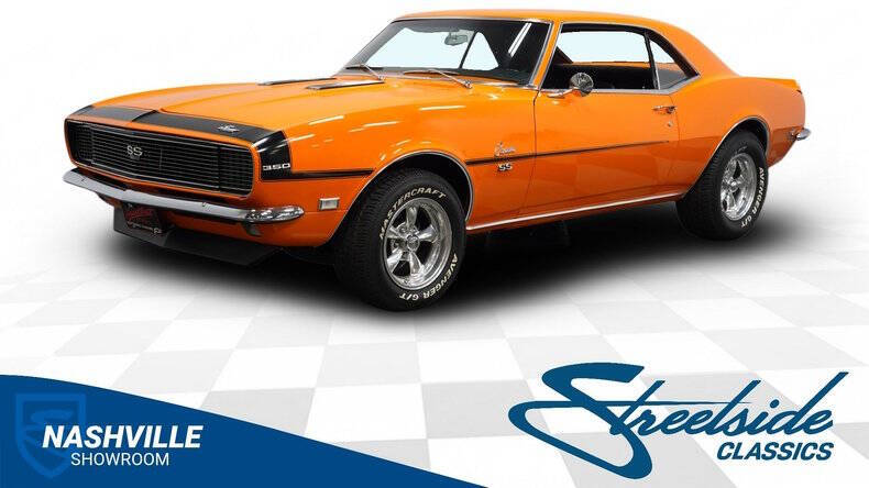 Chevrolet-Camaro-1968-Orange-Black
