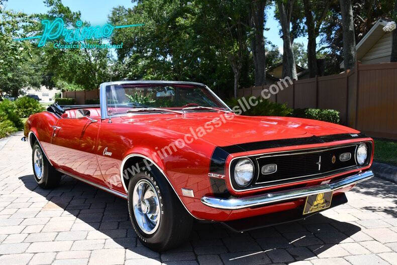 Chevrolet-Camaro-1968-Red-Red