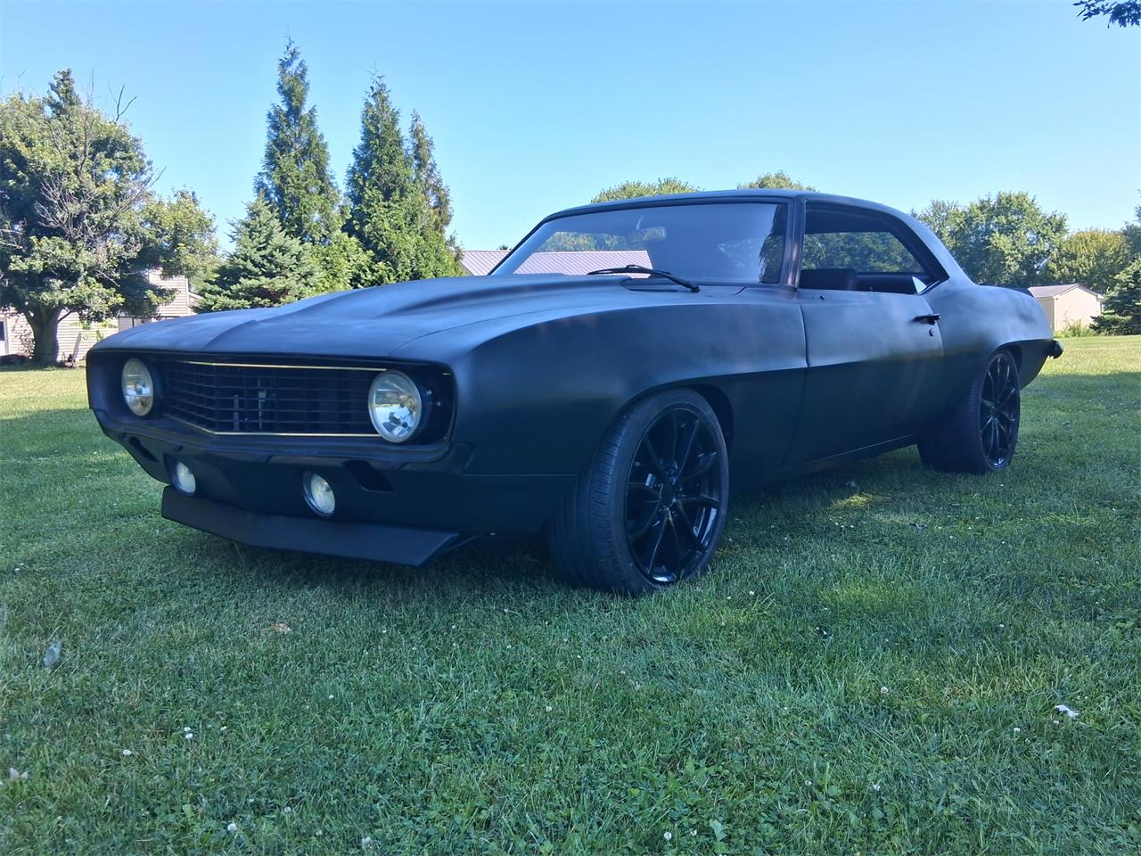 Chevrolet-Camaro-1969-Dark-gray-Black