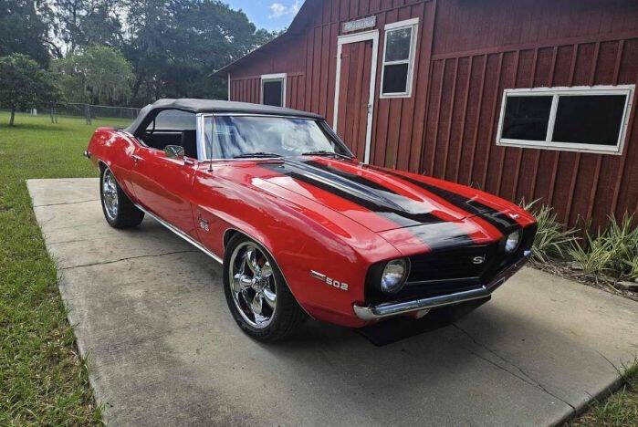 Chevrolet-Camaro-1969-Red-Black-Top-Black