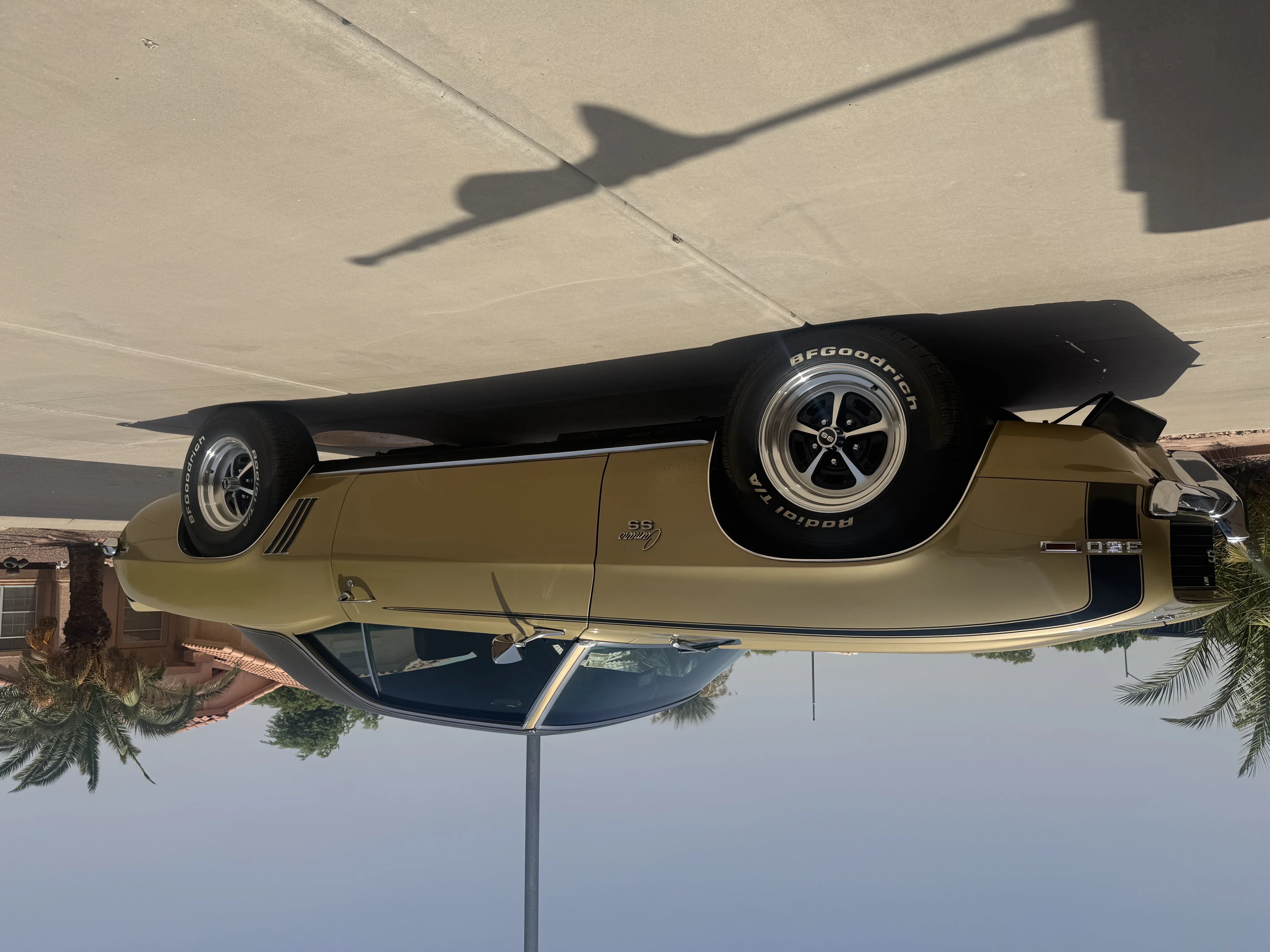 Chevrolet-Camaro-ss-coupe-1969-Gold-Green