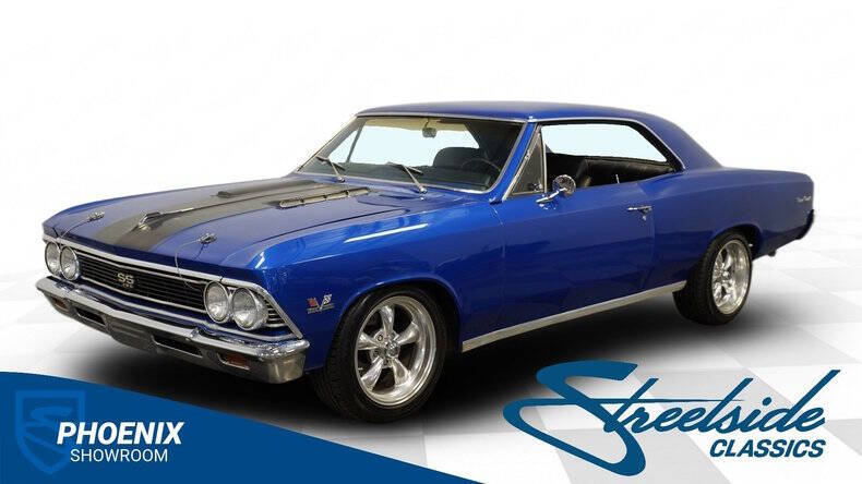 Chevrolet-Chevelle-1966-Blue-Black