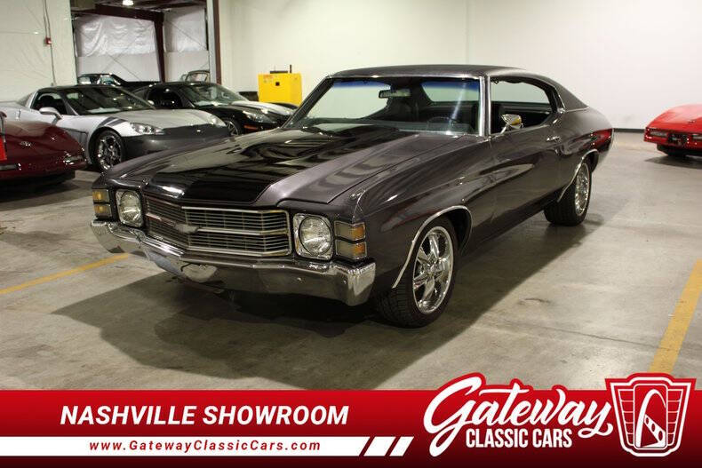Chevrolet-Chevelle-1971-Gun-Metal-Grey-Black