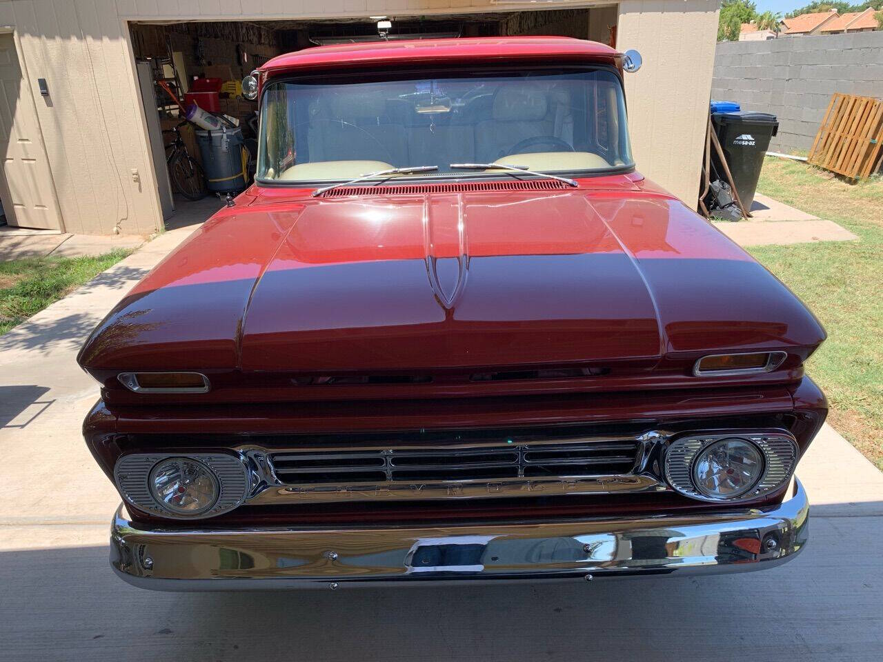 Chevrolet-Ck-10-series-1962-Burgundy-Tan