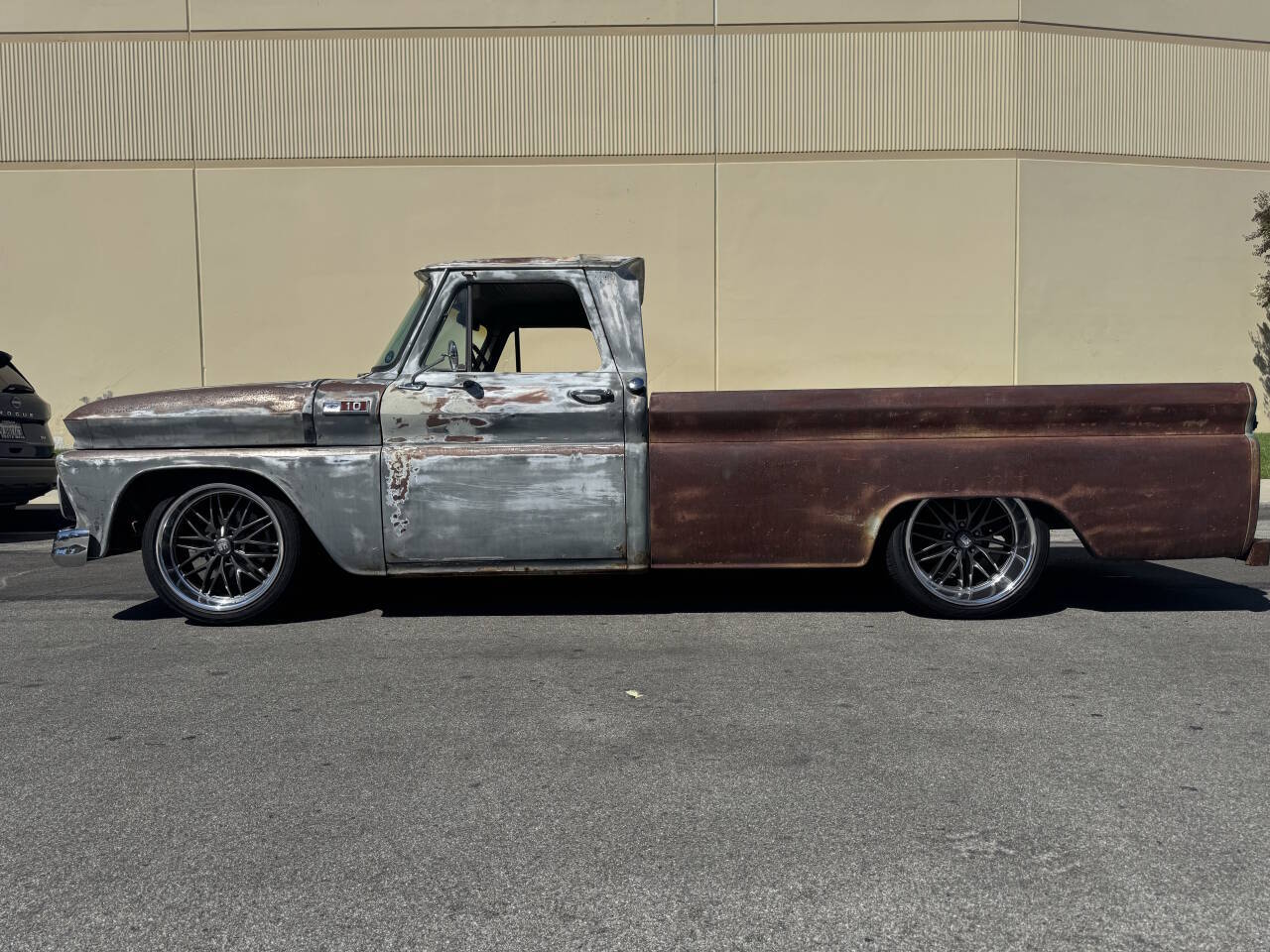 Chevrolet-Ck-10-series-1965-Gray-Black
