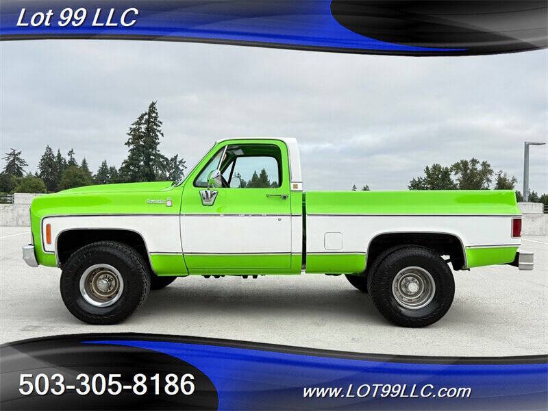 Chevrolet-Ck-10-series-1979-Green-Black