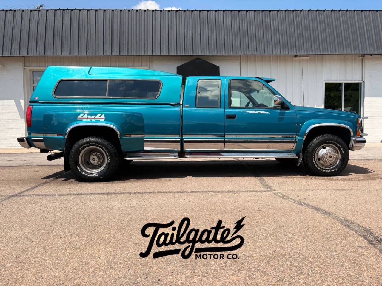 Chevrolet-Ck-3500-1994-Blue-Gray
