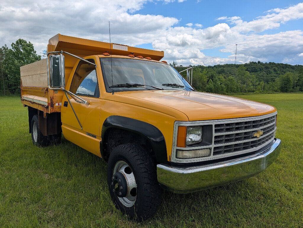 Chevrolet-Ck-3500-series-1991-Yellow-Gray