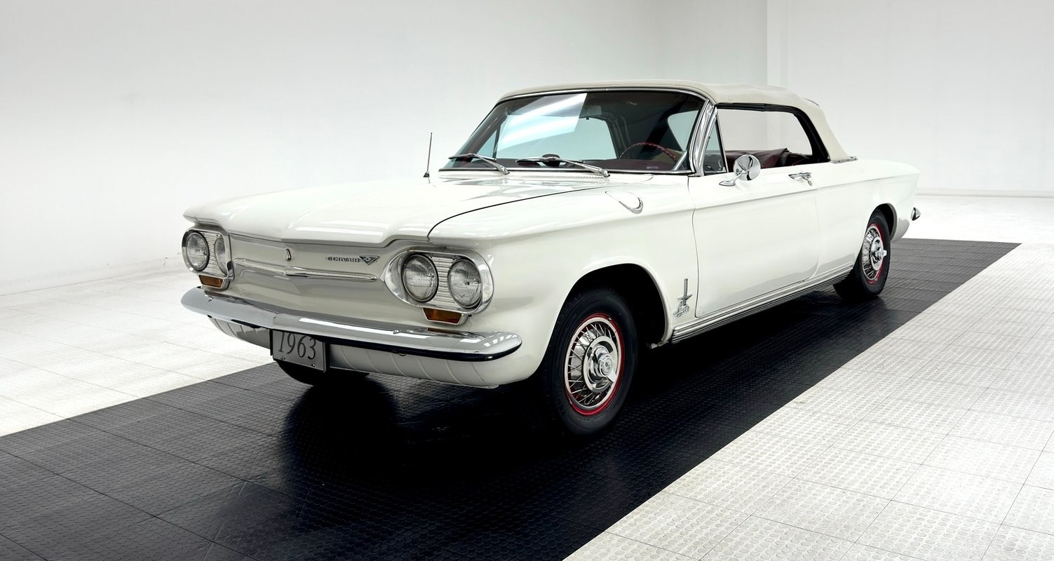 Chevrolet-Corvair-1963-Convertible-Red
