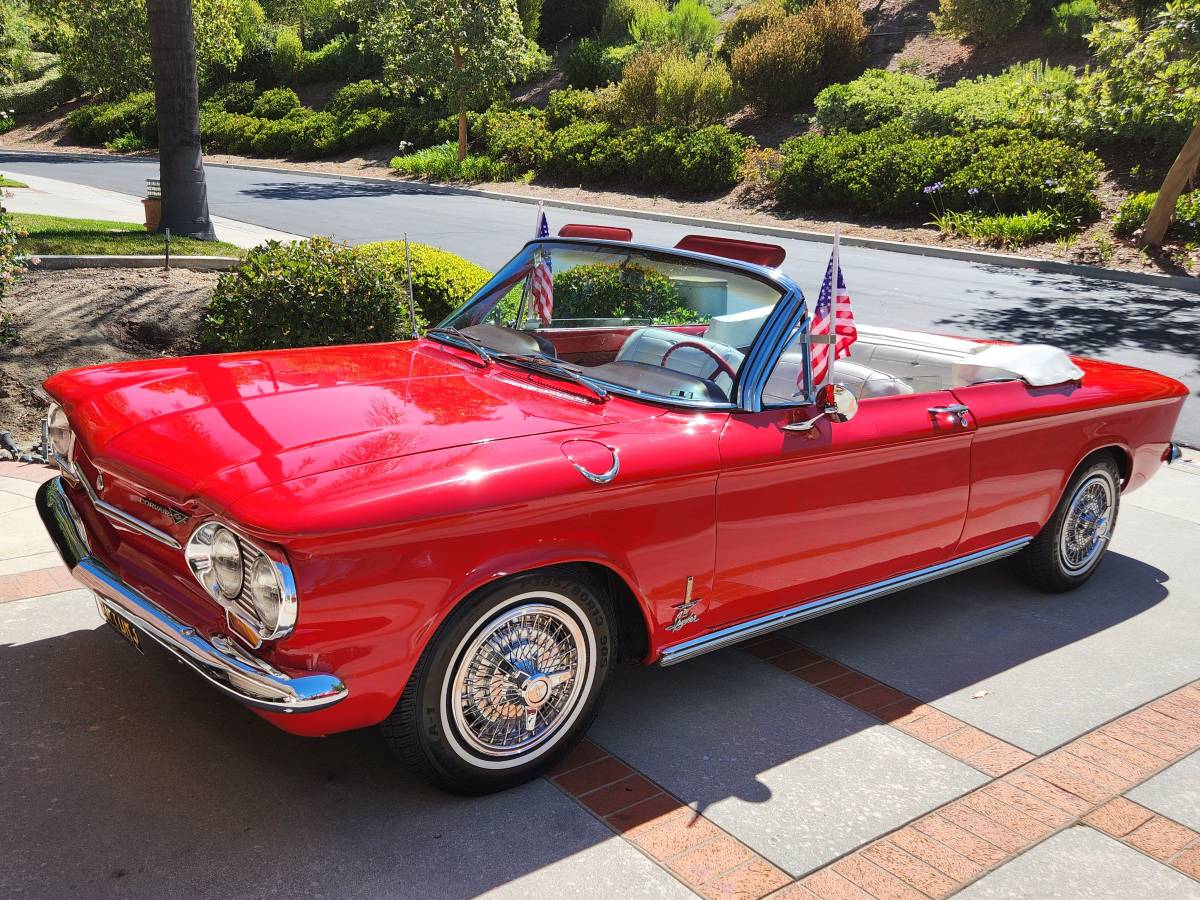 Chevrolet-Corvair-1963-Red