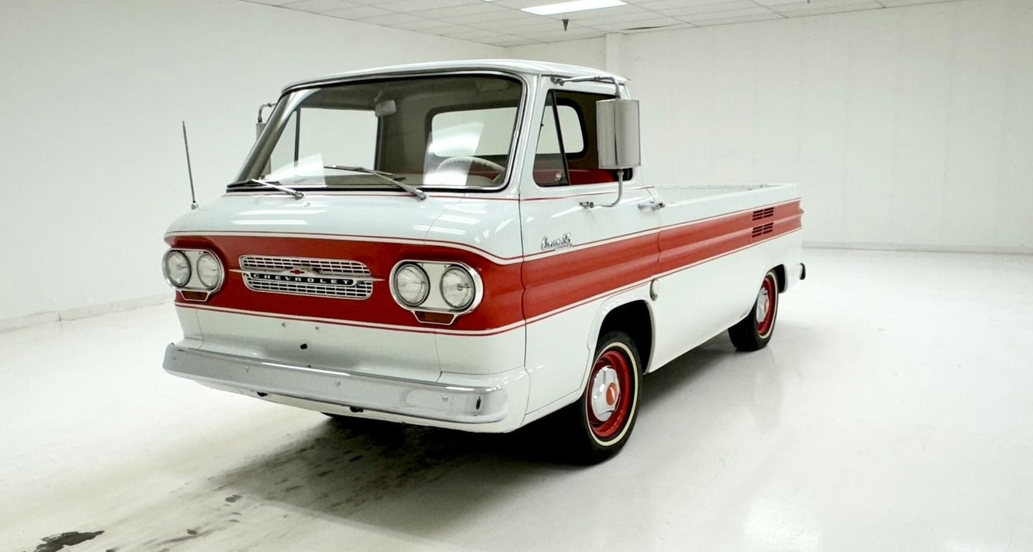 Chevrolet-Corvair-1964-Pickup-Truck-Red