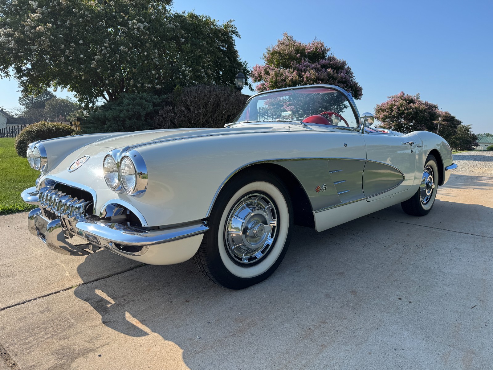 Chevrolet-Corvette-1959-Convertible-Red