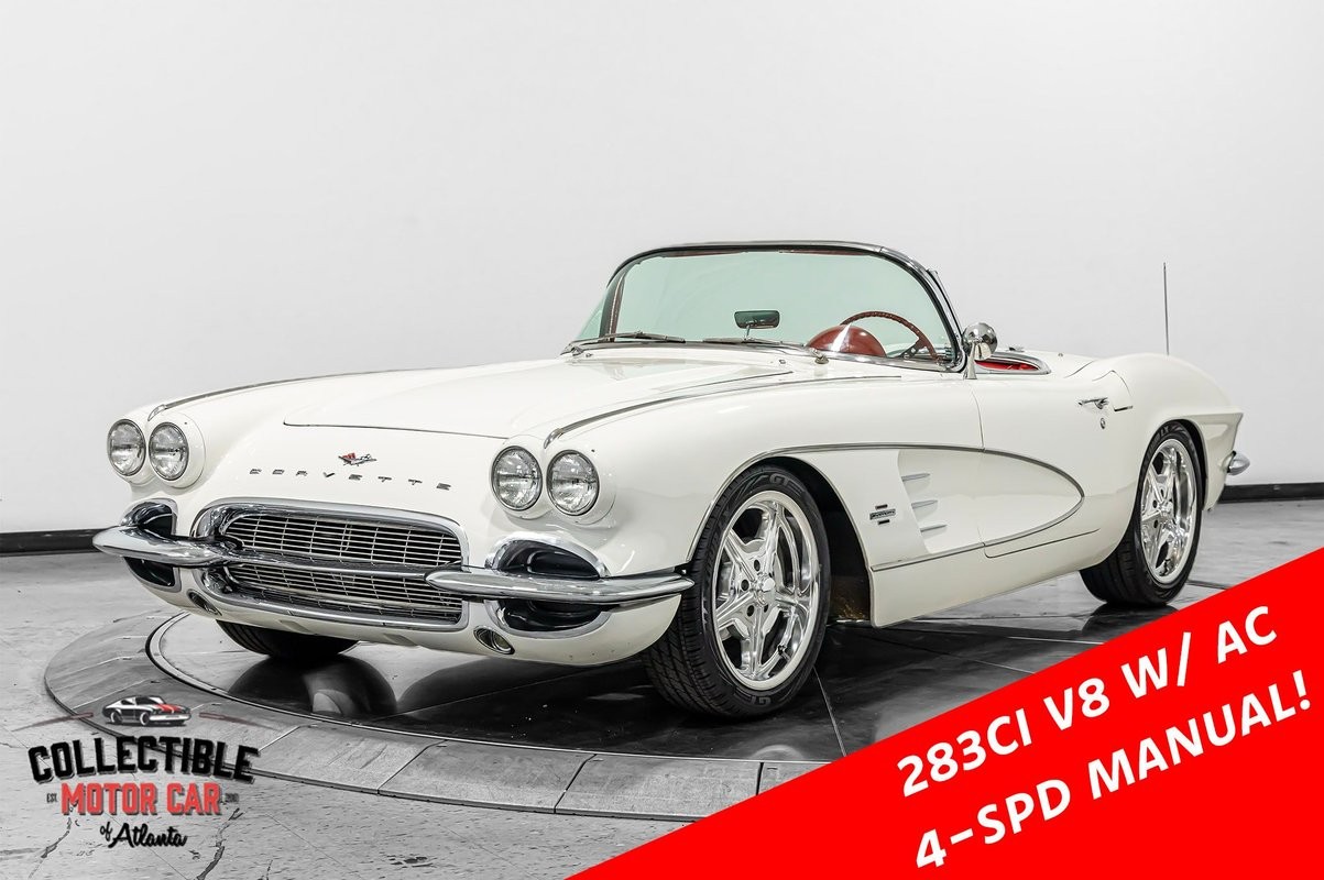 Chevrolet-Corvette-1961-Convertible-Red