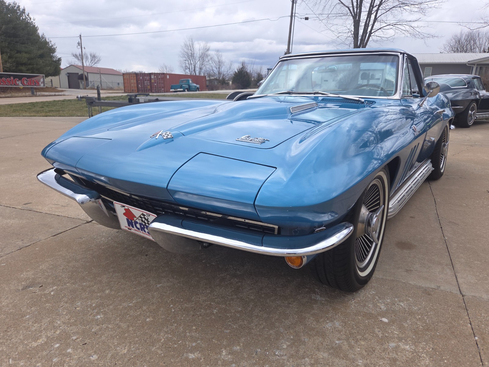 Chevrolet-Corvette-1966-Blue-White