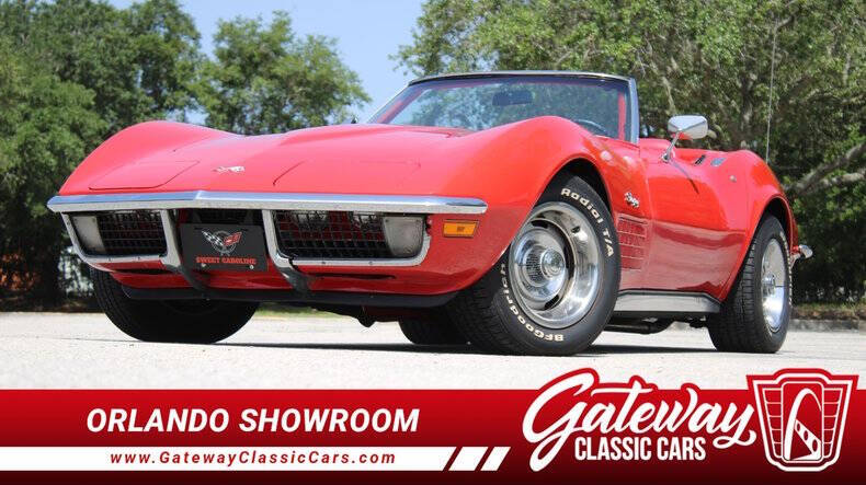 Chevrolet-Corvette-1971-Red-Red