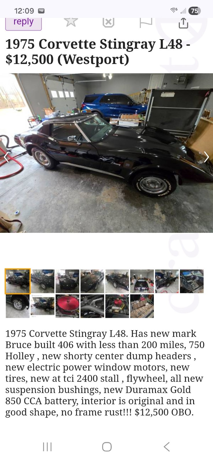 Chevrolet Corvette 1975