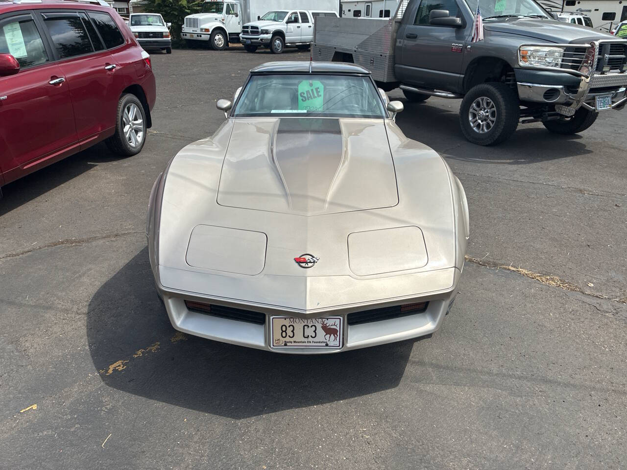 Chevrolet-Corvette-1982-Silver-Silver
