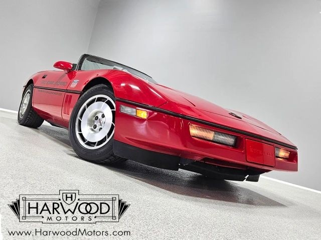 Chevrolet-Corvette-1986-Convertible-Red-leather