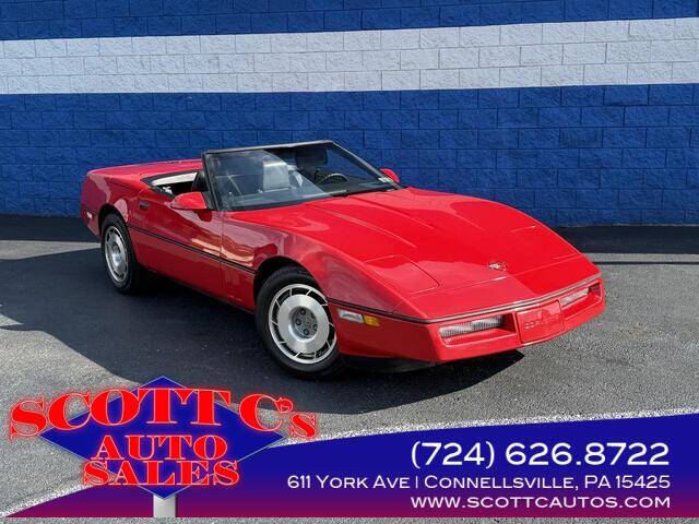 Chevrolet-Corvette-1987-Gray-Red