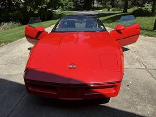 Chevrolet-Corvette-1987-red