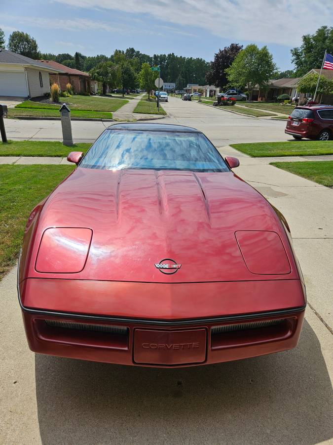 Chevrolet-Corvette-1988-red