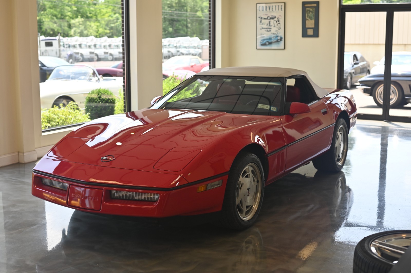 Chevrolet-Corvette-1989-Convertible-Black