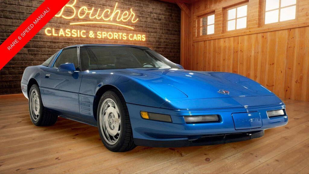 Chevrolet-Corvette-1991-Blue