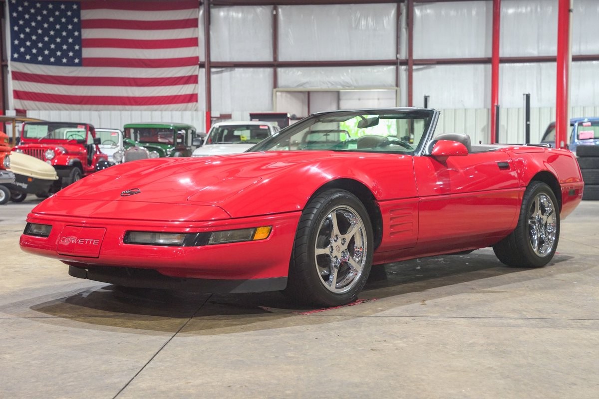 Chevrolet-Corvette-1991-Convertible-Gray
