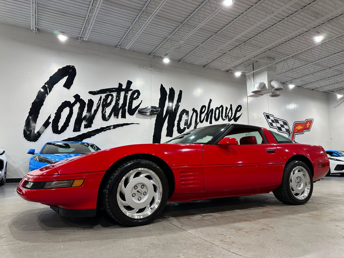 Chevrolet-Corvette-1992-Hatchback-Red
