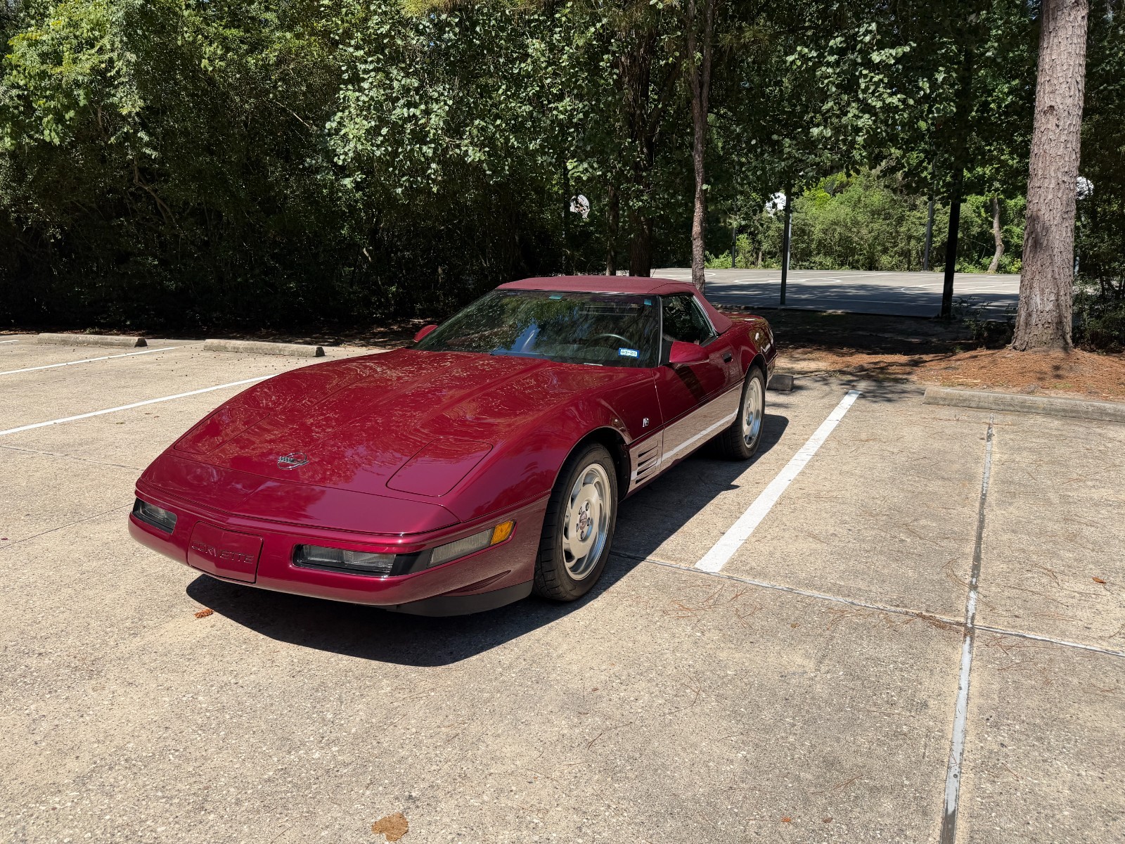 Chevrolet-Corvette-1993-Convertible-Ruby-Red