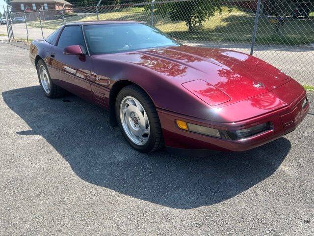 Chevrolet-Corvette-1993-Maroon-Maroon