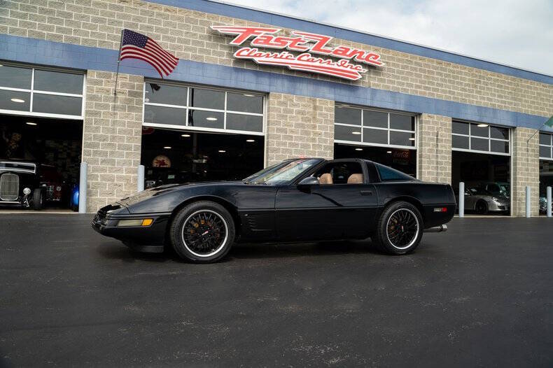 Chevrolet-Corvette-1996-Sebring-Silver-Gray-Leather
