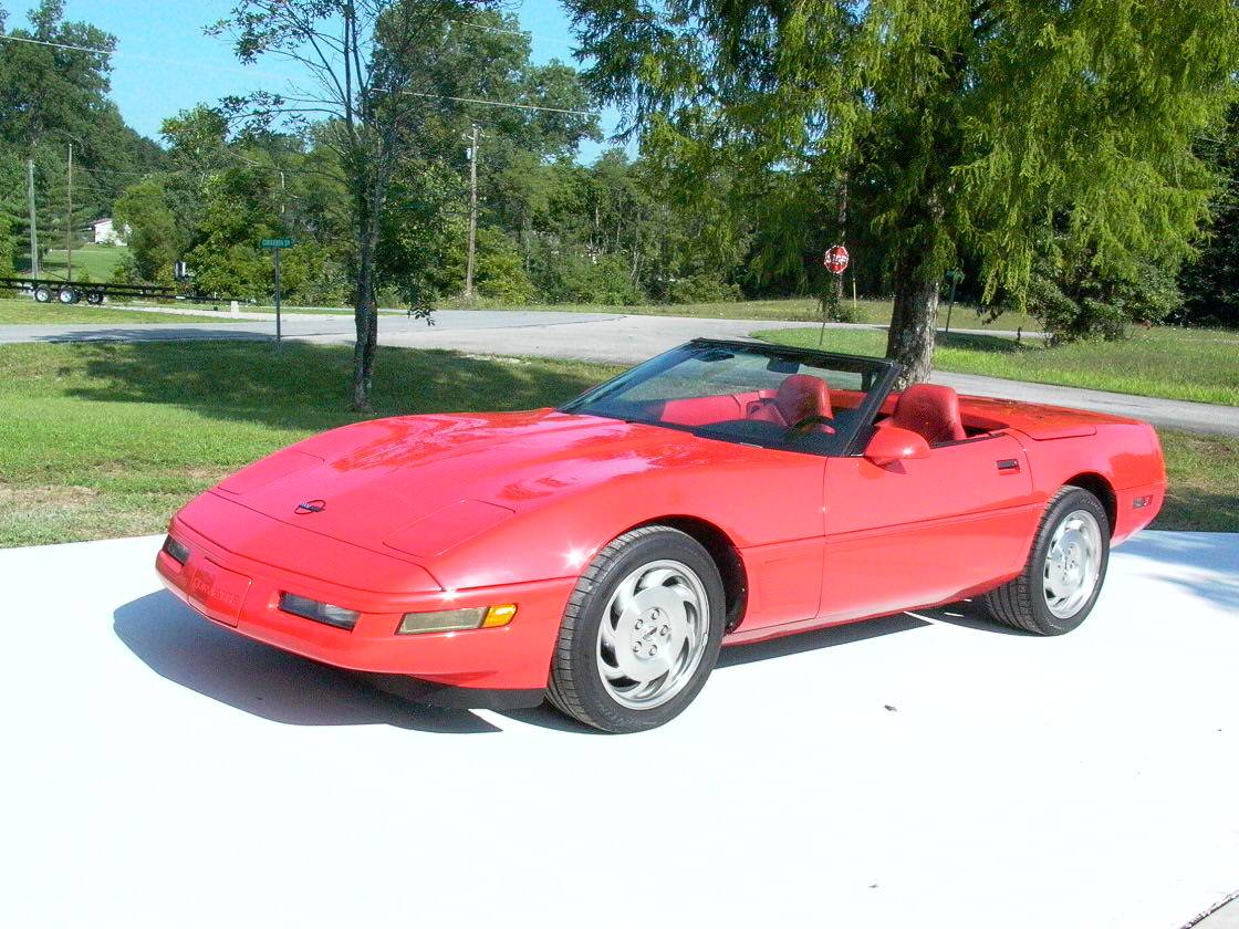 Chevrolet-Corvette-convertible-1996-red