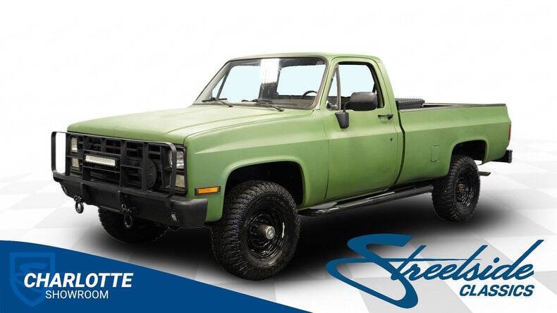 Chevrolet-D30-1986-Green-Black