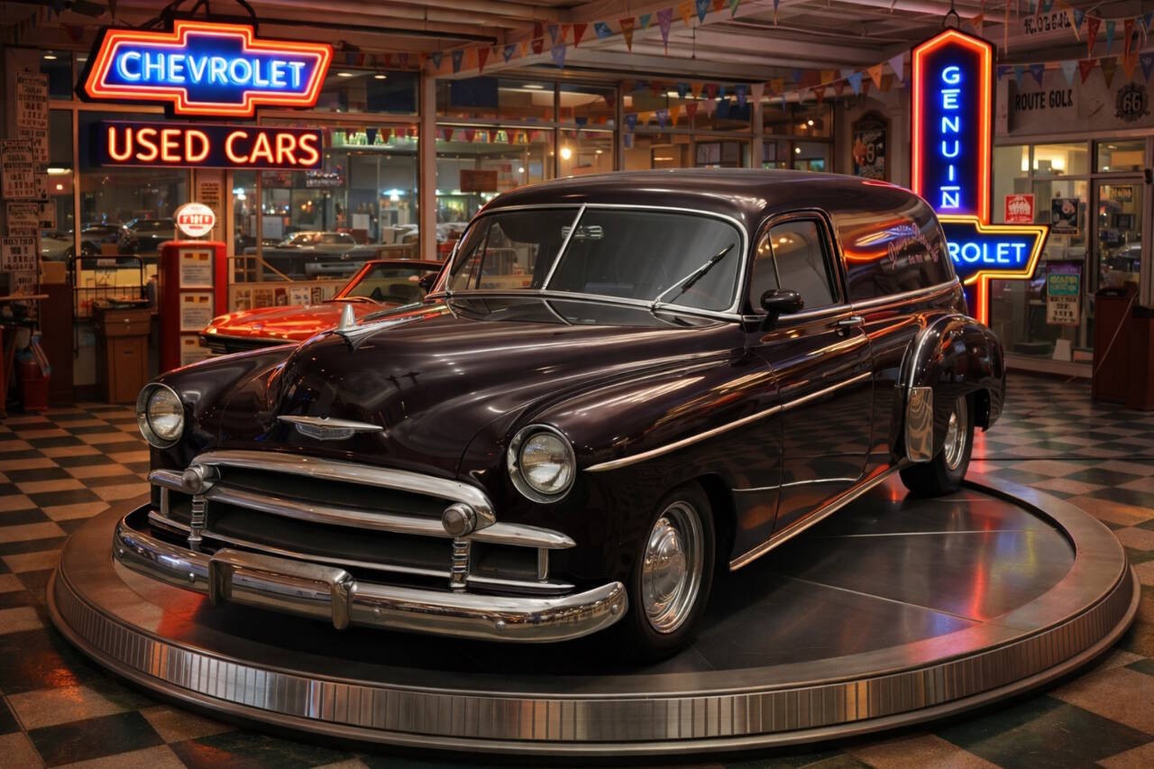 Chevrolet-Delivery-Styleline-Special-1950-Wagon-Burgundy