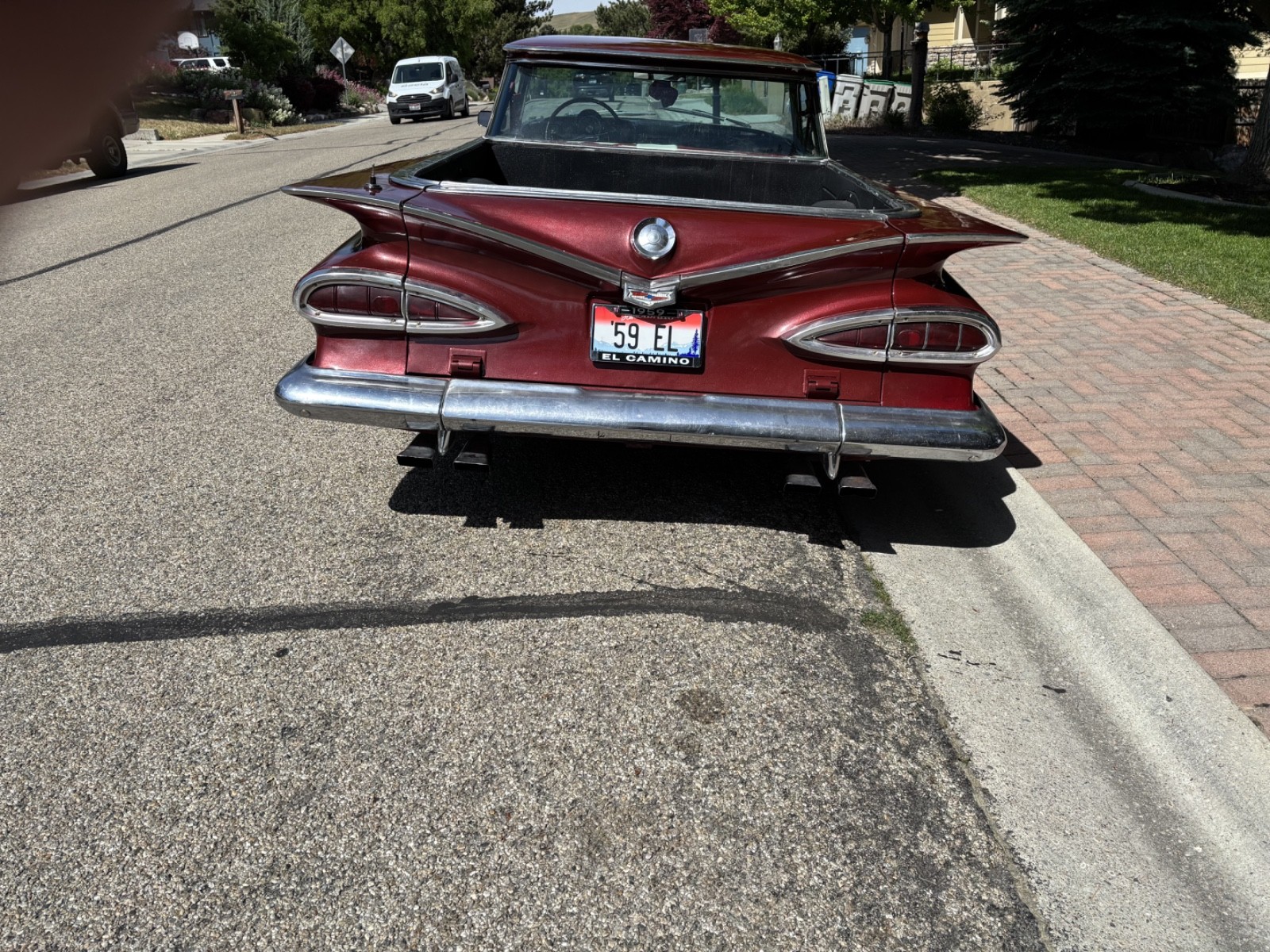 Chevrolet-El-Camino-1959-RED-AND-WHITE-LEATHER