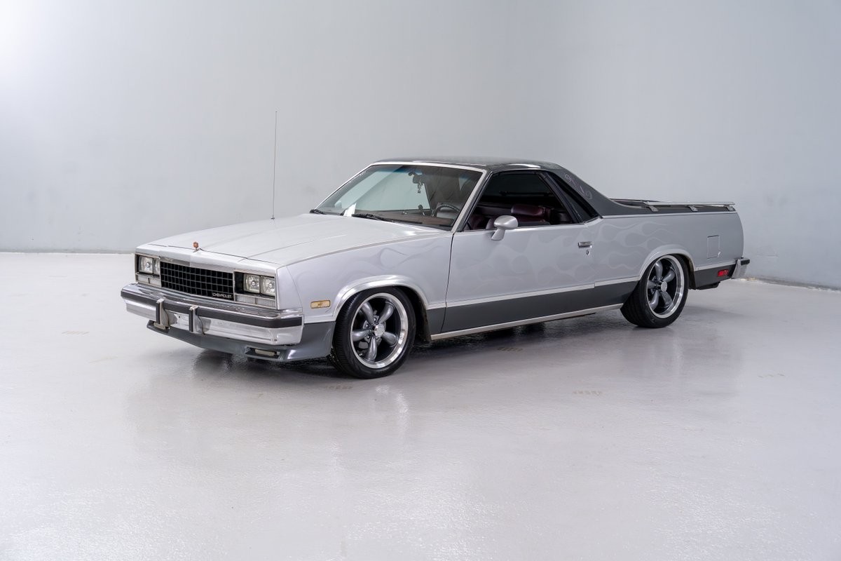 Chevrolet-El-Camino-1985-Standard-Cab-Pickup-Maroon