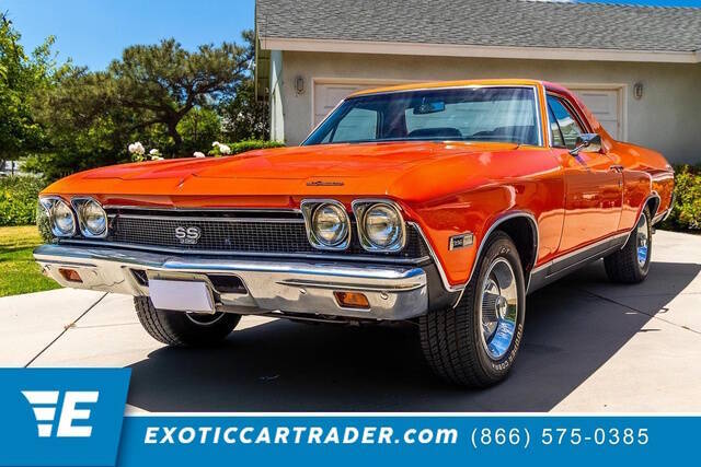 Chevrolet-El-camino-1968-Pumpkin-Orange-Black